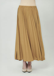 Amber Dune Pleated Skirt - Golden Sand by Minnaba